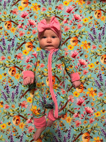 Buzzing Blooms Convertible Zip-Up