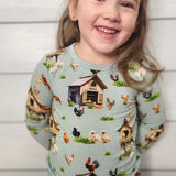 Cluckin Cozy 2 Piece Pajama Set