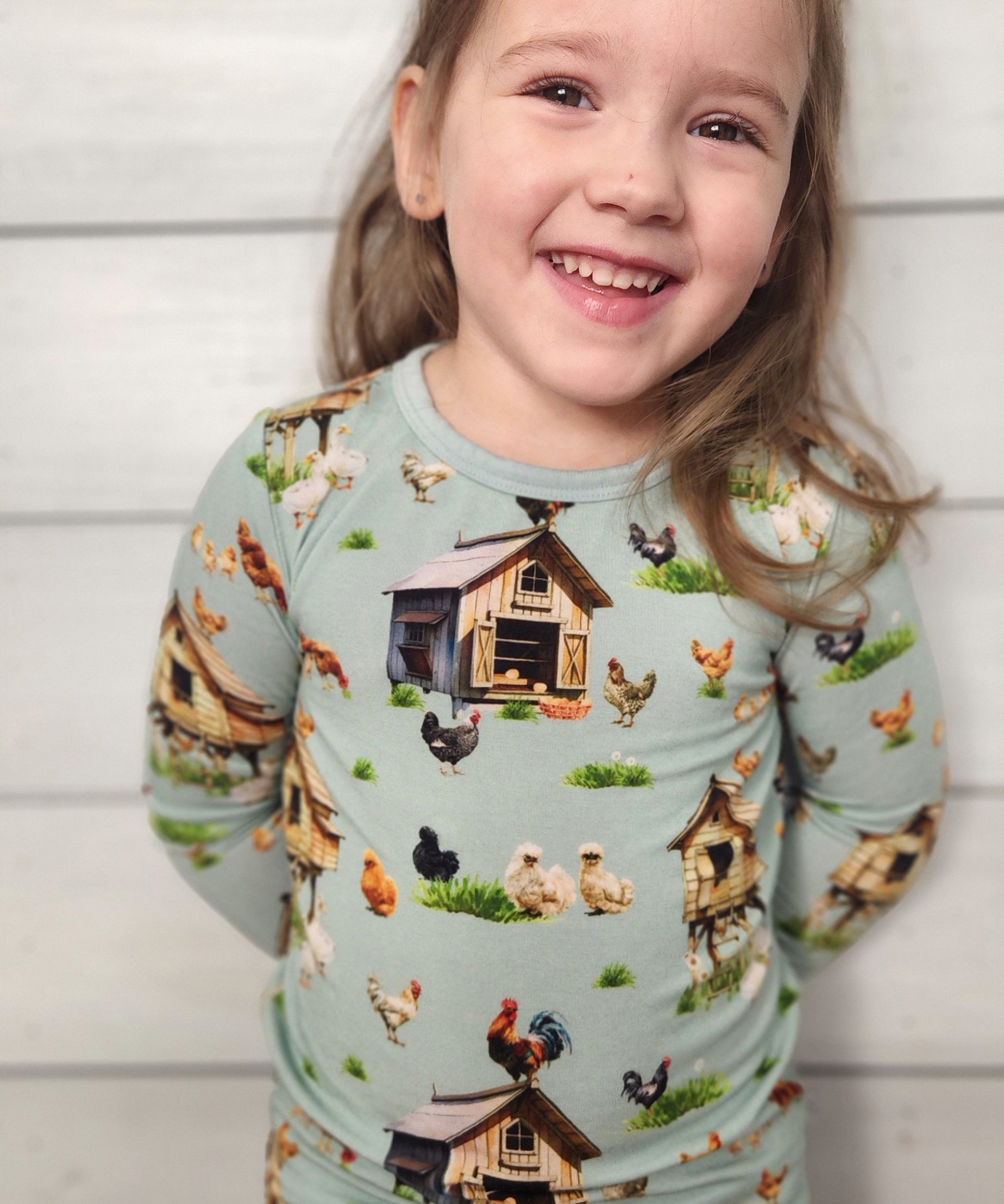 Cluckin Cozy 2 Piece Pajama Set
