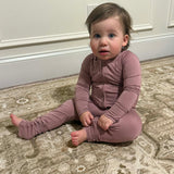 Dusty Rose Convertible Zip-Up