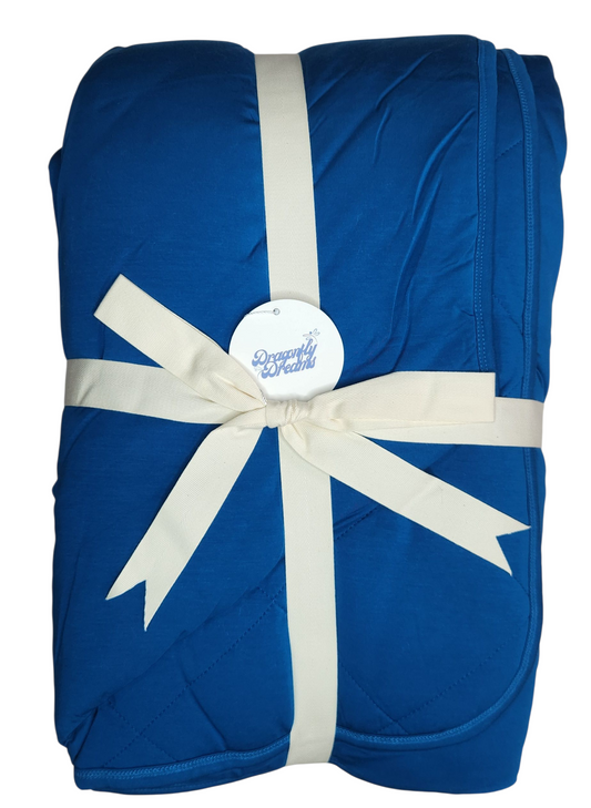 Admiral Blue 2.5 Tog Quilted Adult Blanket