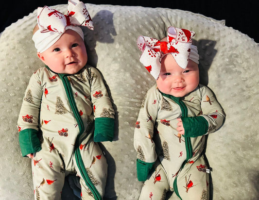 Cozy Cardinals Convertible Zip Up