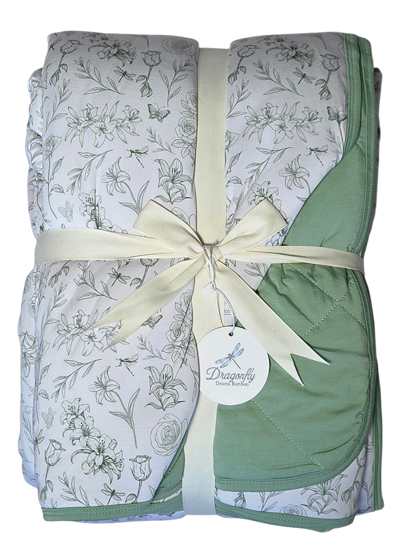 Sage Garden Quilted 2.5 Tog Adult Blanket