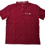 Crimson Tartan Men's Polo Shirt