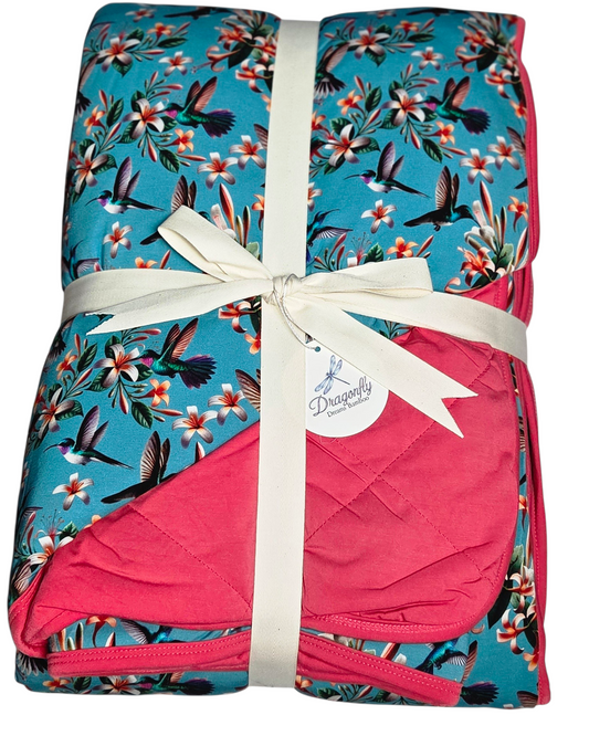 Flutter and Bloom Quilted 2.5 Tog Adult Blanket