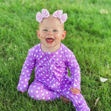 Lavender Charm Convertible Zip-Up