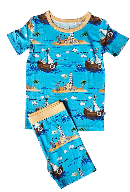 Sailing Together 2 Piece Pajama Set