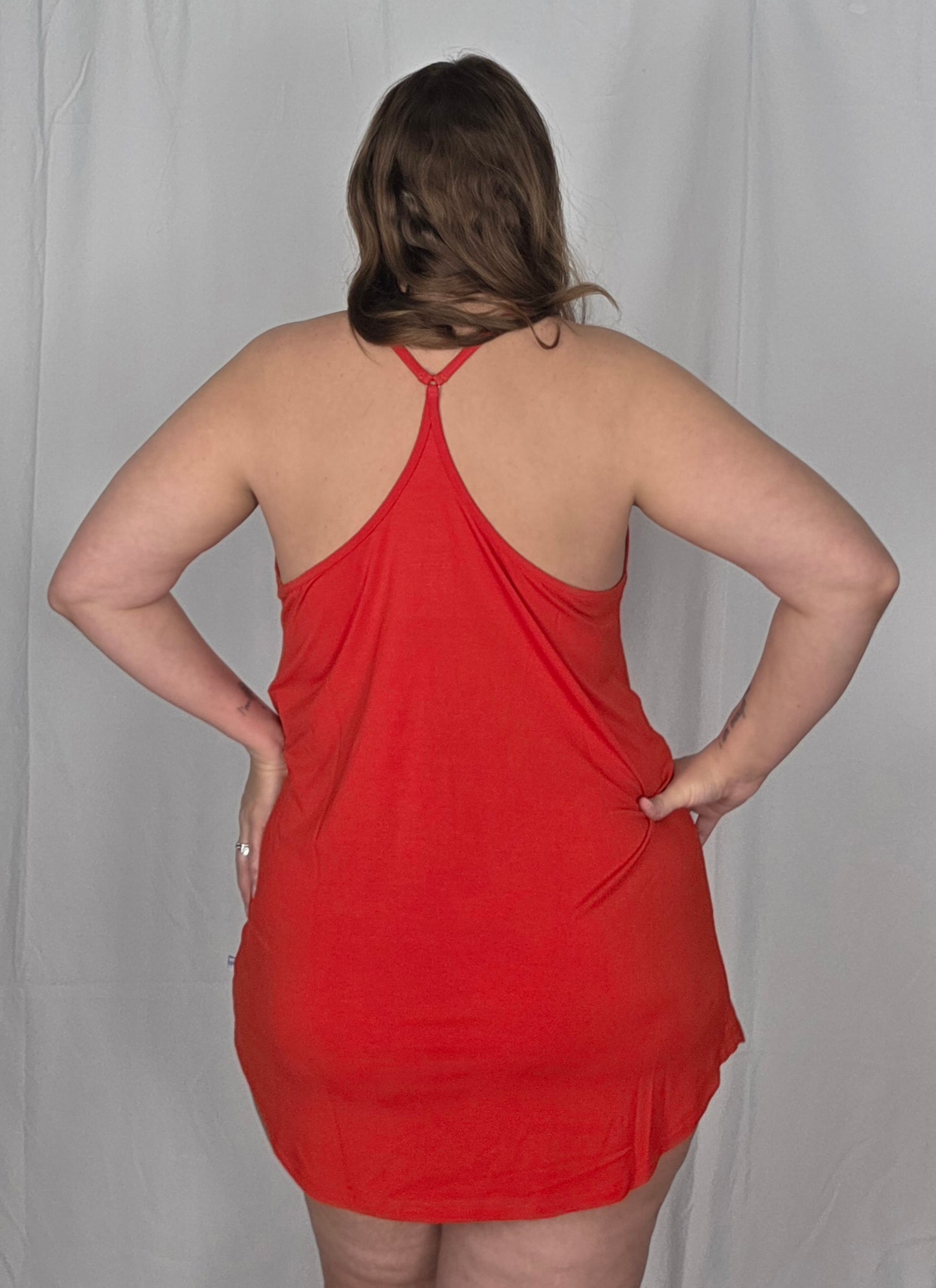 Scarlet Racerback Chemise