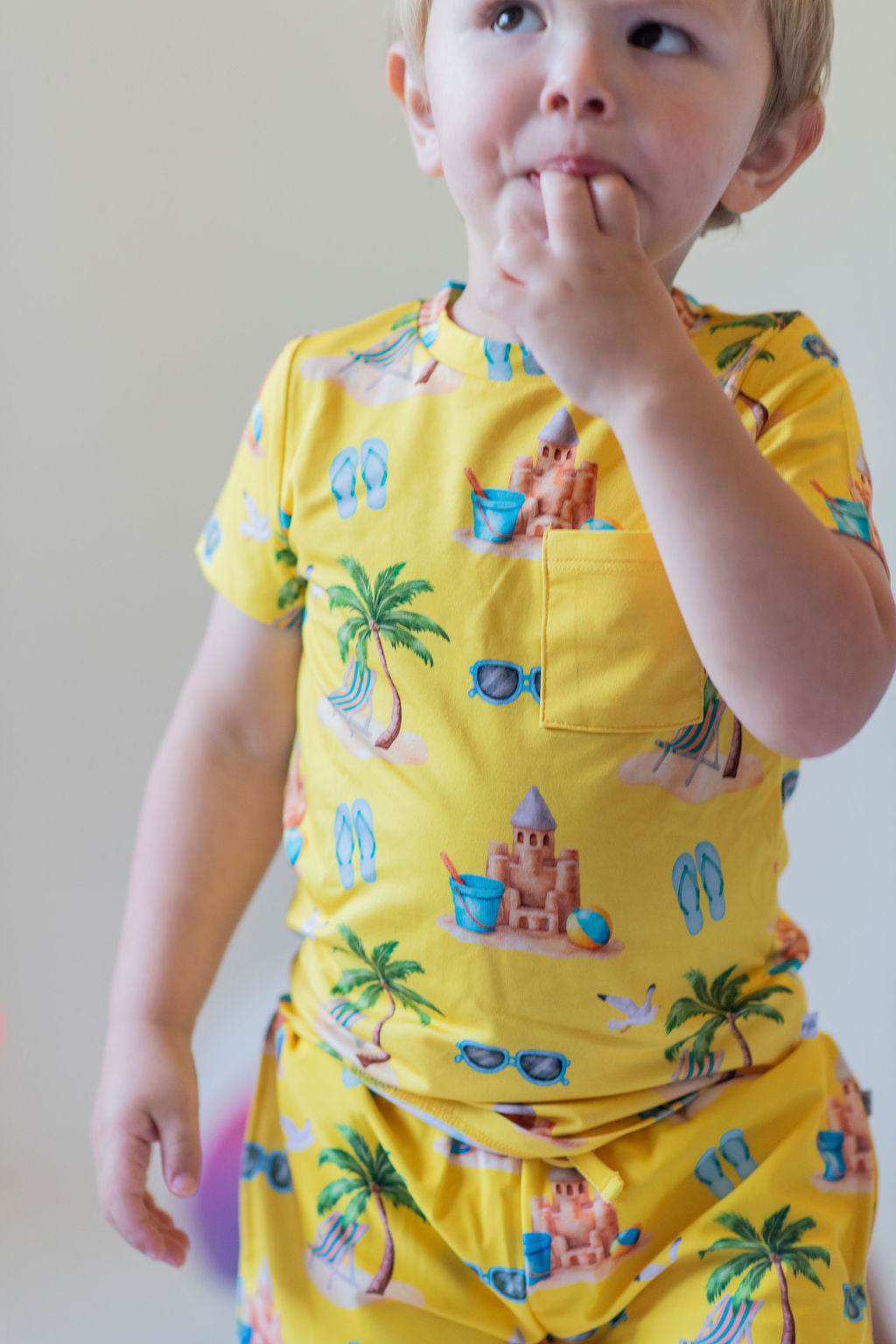 Seaside Gold Swim Trunks
