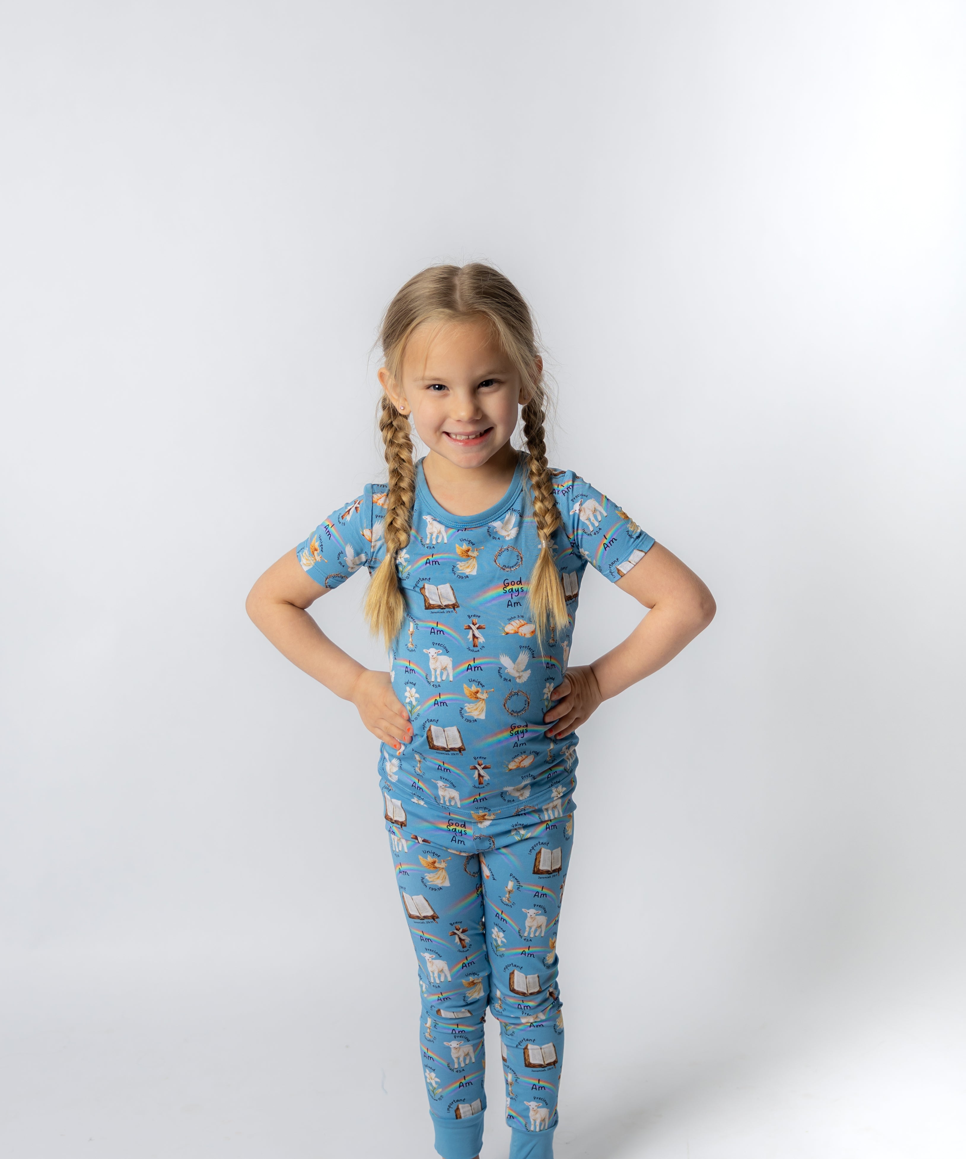 God Says I Am 2 Piece Pajama Set