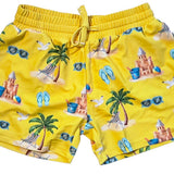 Seaside Gold Swim Trunks
