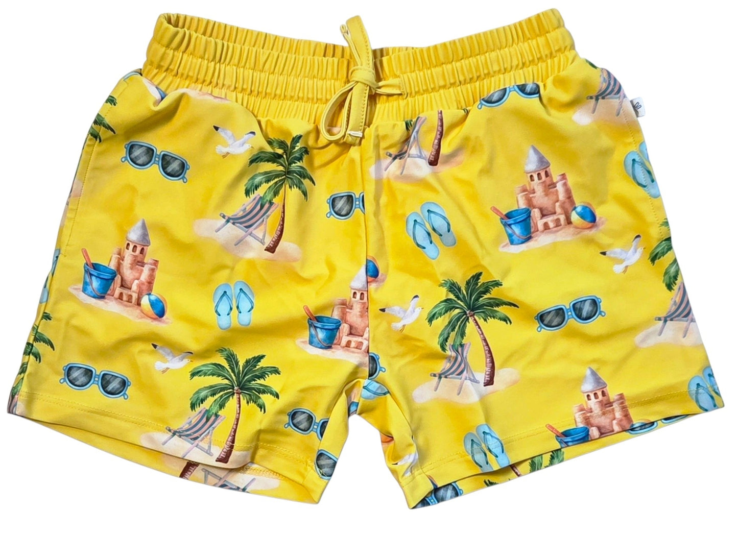 Seaside Gold Swim Trunks