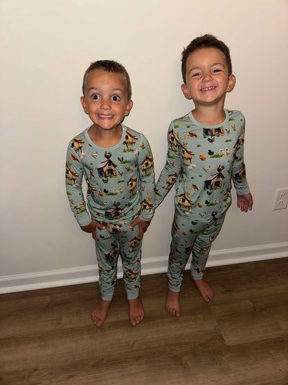 Cluckin Cozy 2 Piece Pajama Set