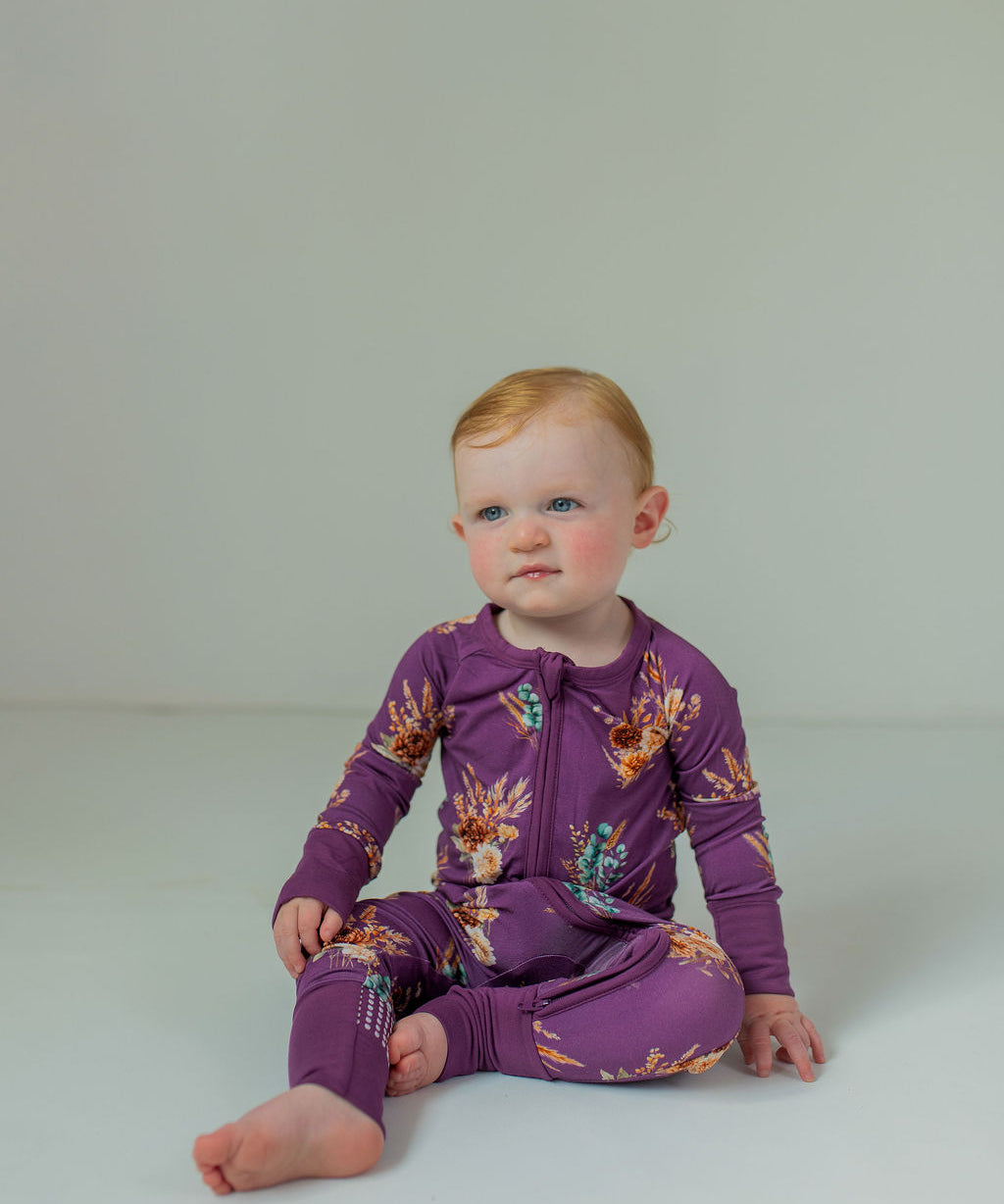Boho Floral Convertible Zip-Up
