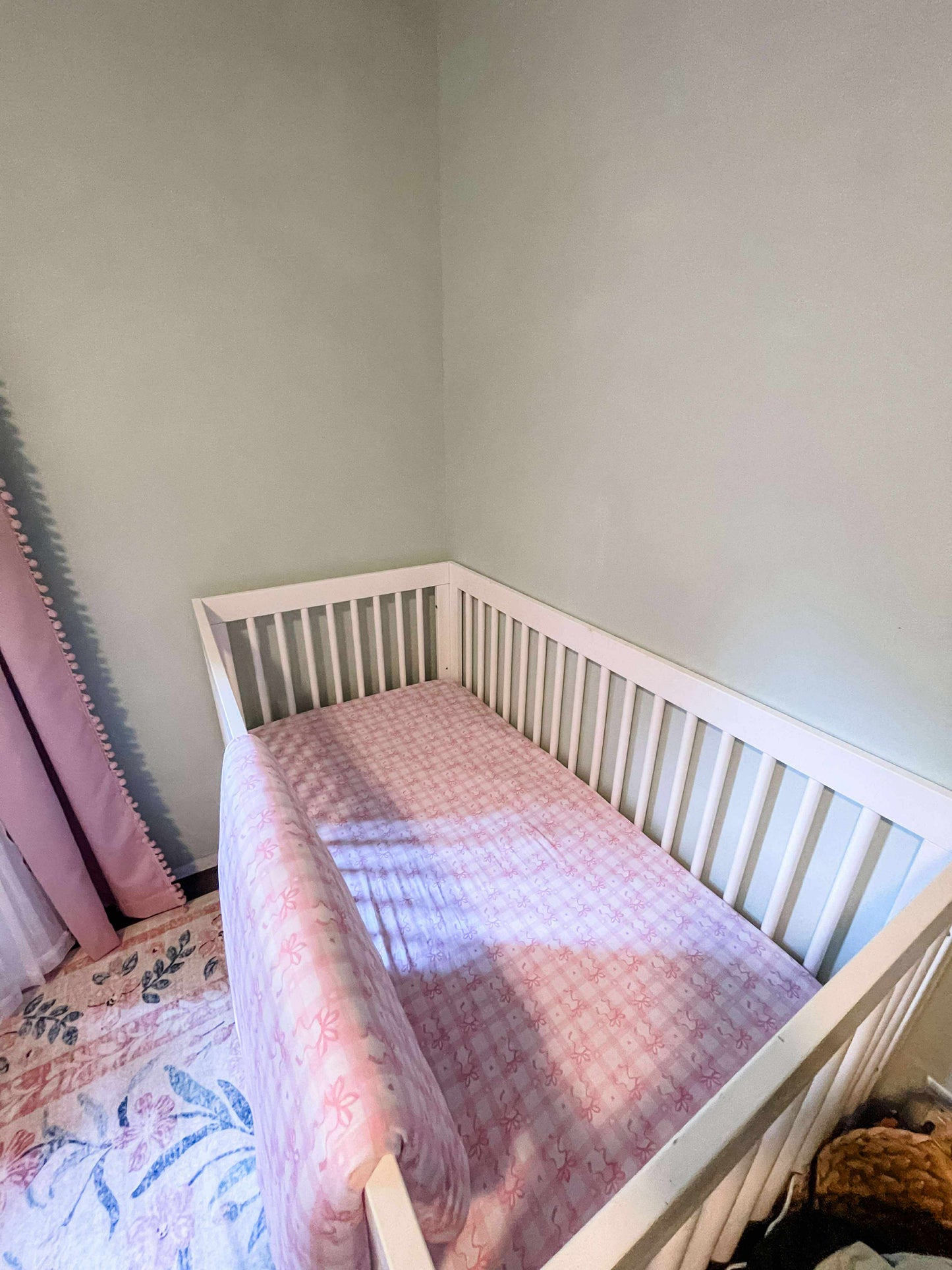 Gingham Grace Crib Sheet