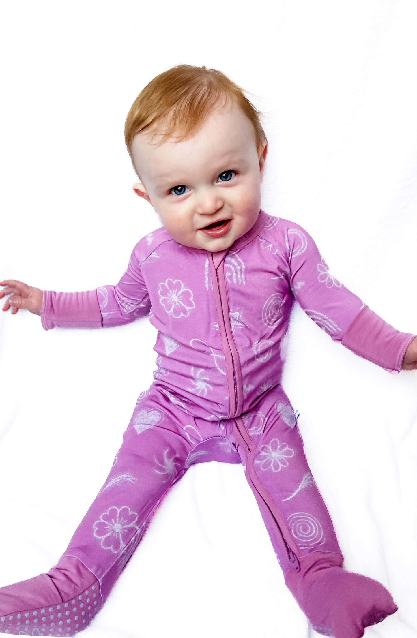 Blushing Doodles Convertible Zip-Up