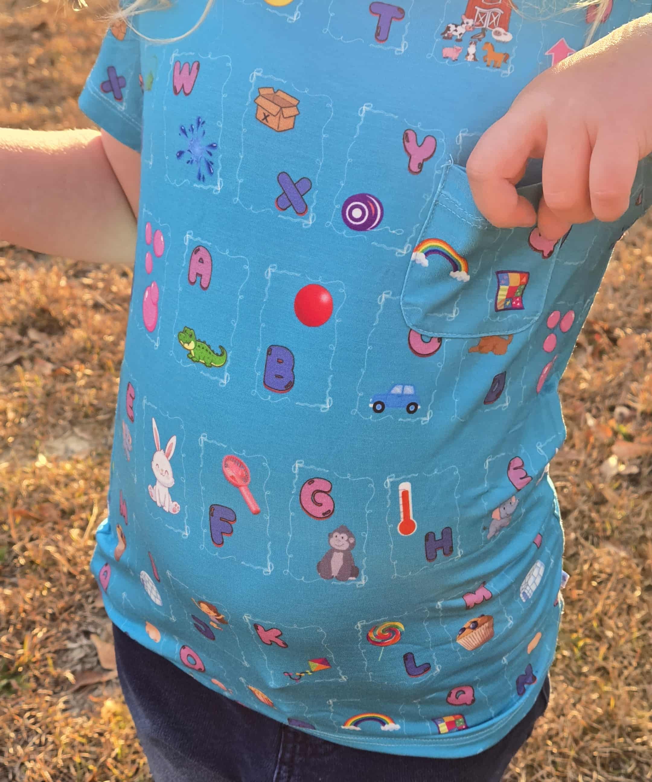 Letters and Littles Pocket T-Shirt