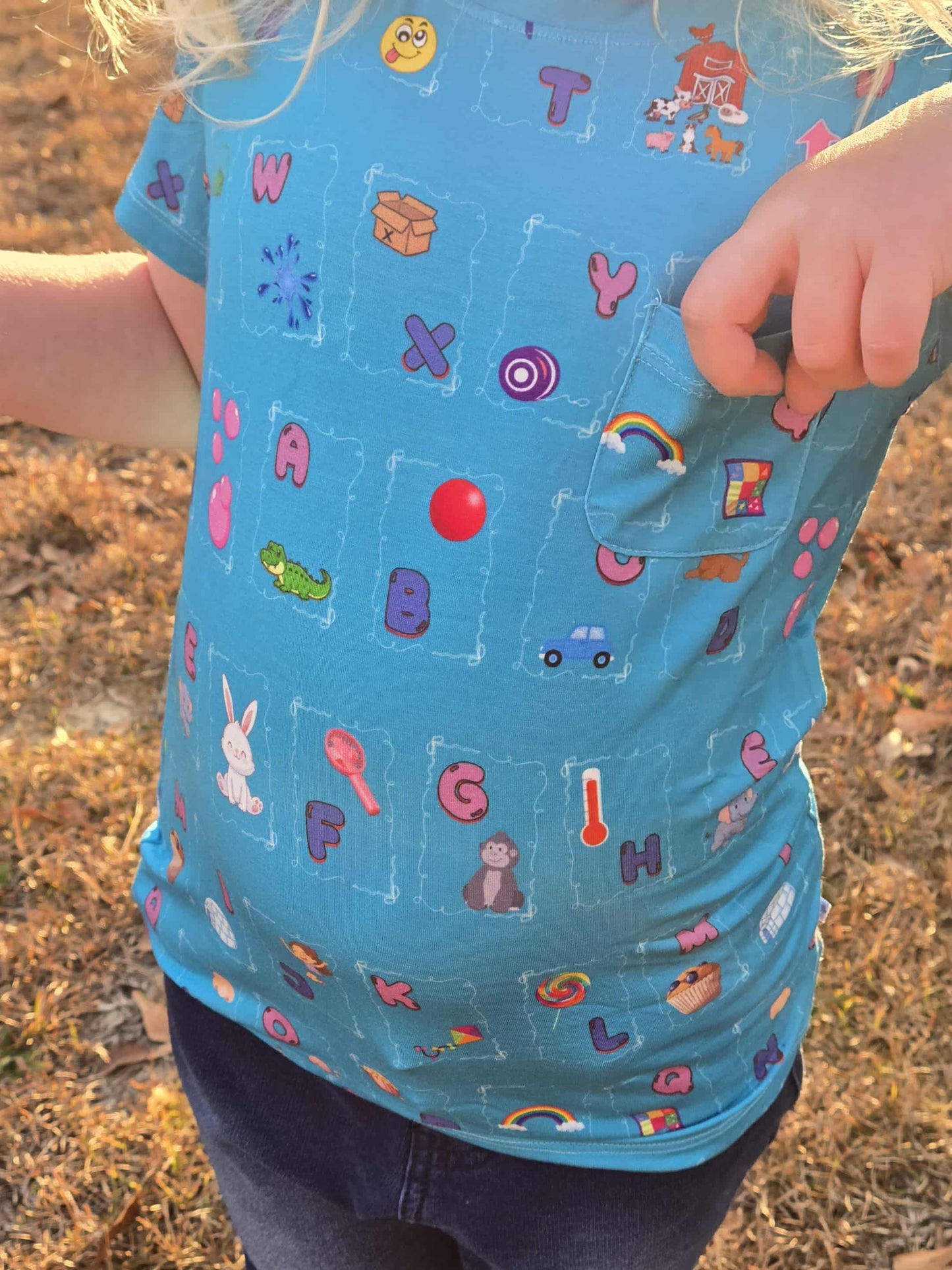 Letters and Littles Pocket T-Shirt