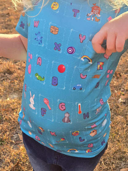 Letters and Littles Pocket T-Shirt