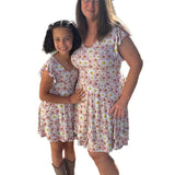 Daisy Blooms Women's Skort Romper