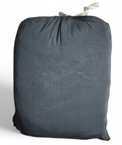 Luxe Stone Fitted Queen Sheet & Pillow Cases