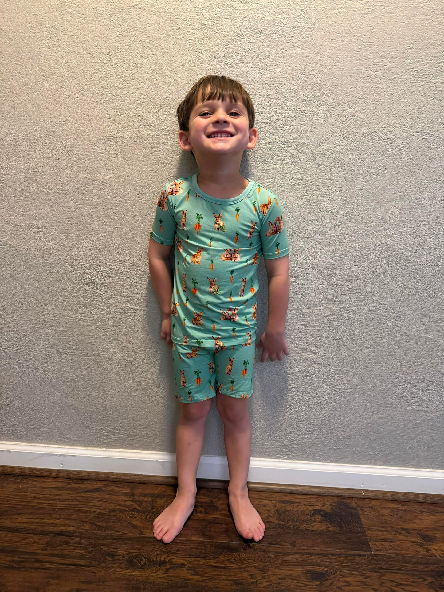 Bunny Tails and Carrot Trails 2 Piece Pajama Set