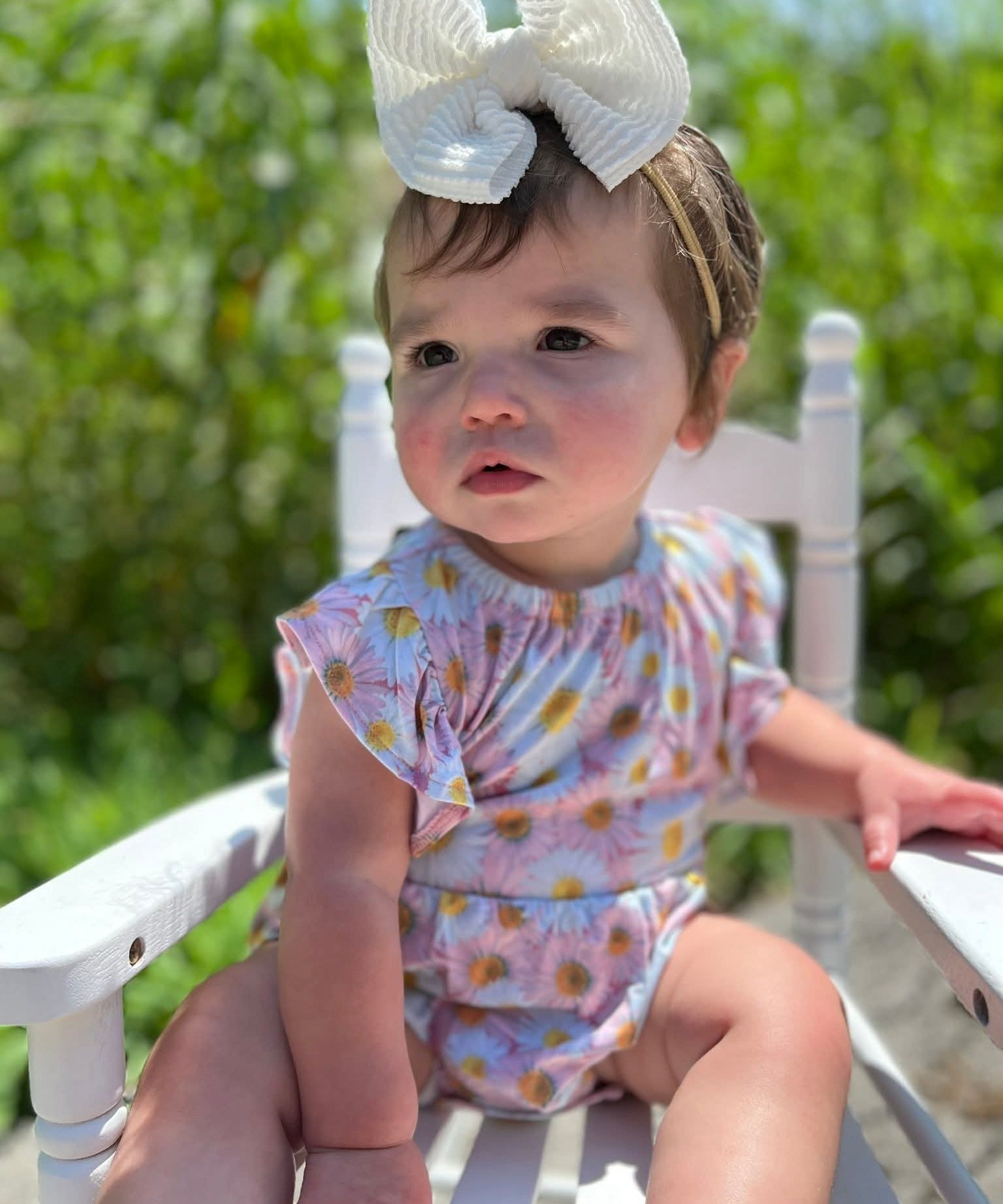 Daisy Blooms Bubble Romper
