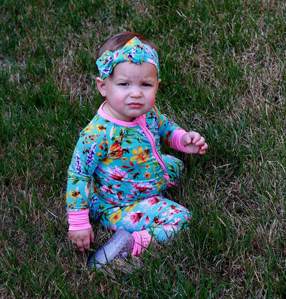 Buzzing Blooms Convertible Zip-Up
