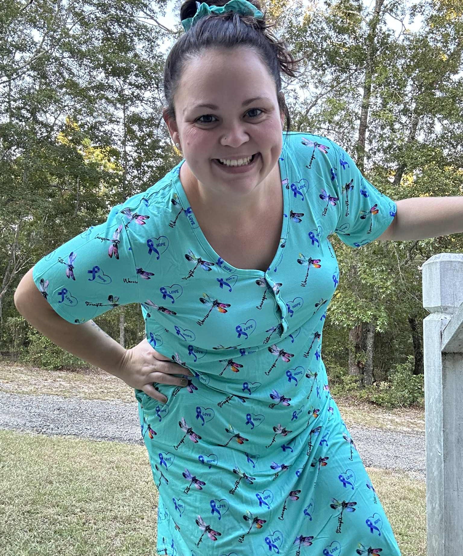 Wings of Light 2 Women's Nightgown