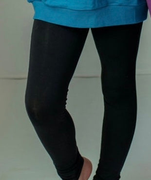 Luxe Noir Leggings For Littles