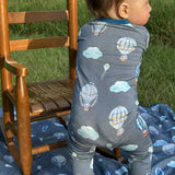 Trunks In The Clouds (Blue) Convertible Zip-Up