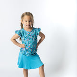 Wildflower Dreams Ruffle Shirt and Skort