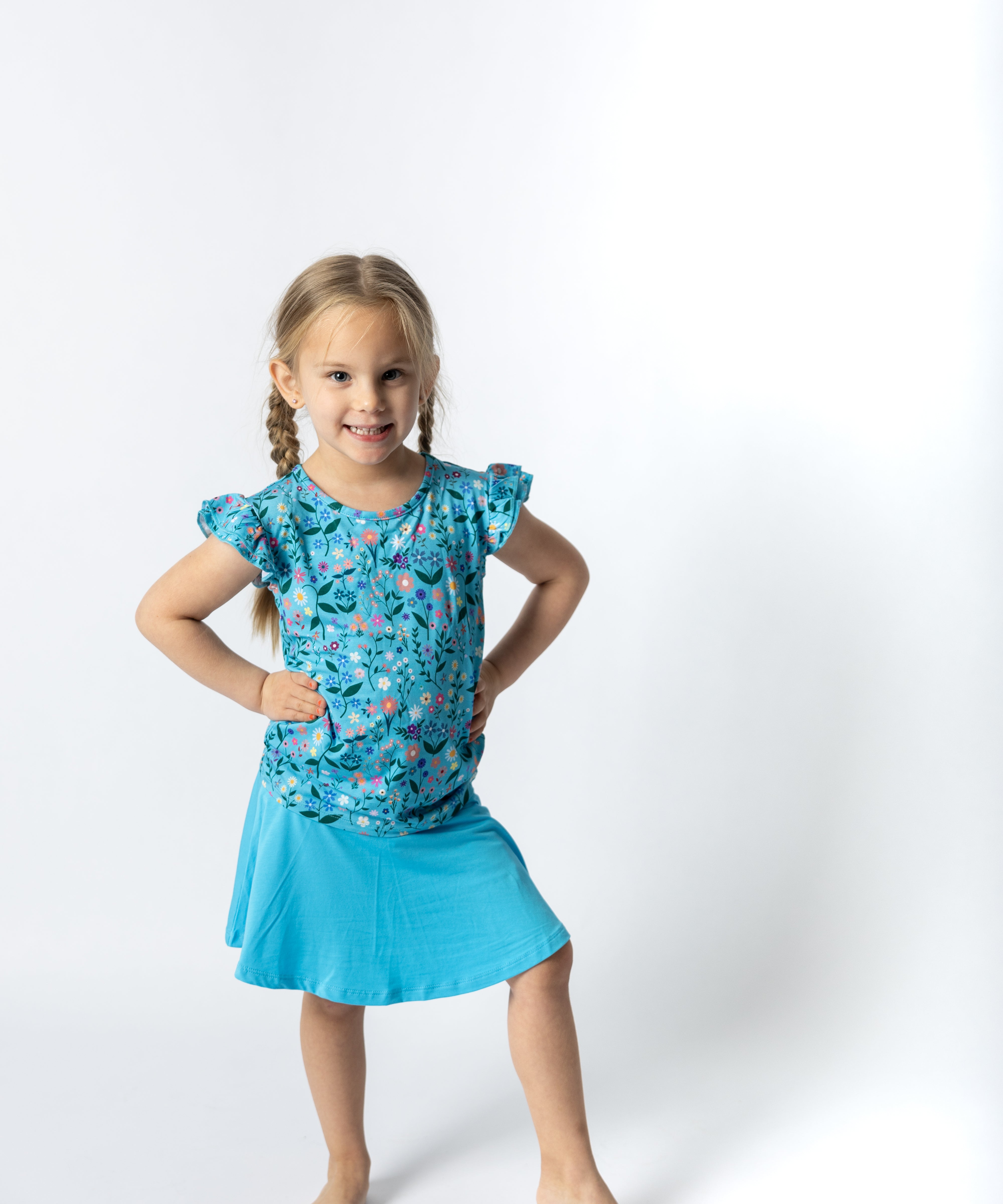 Wildflower Dreams Ruffle Shirt and Skort