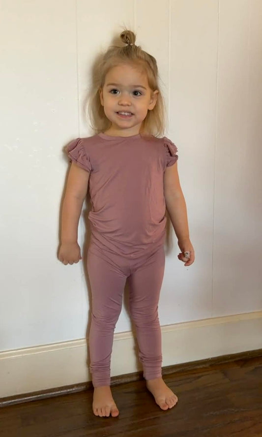 Dusty Rose 2 Piece Lounge Set