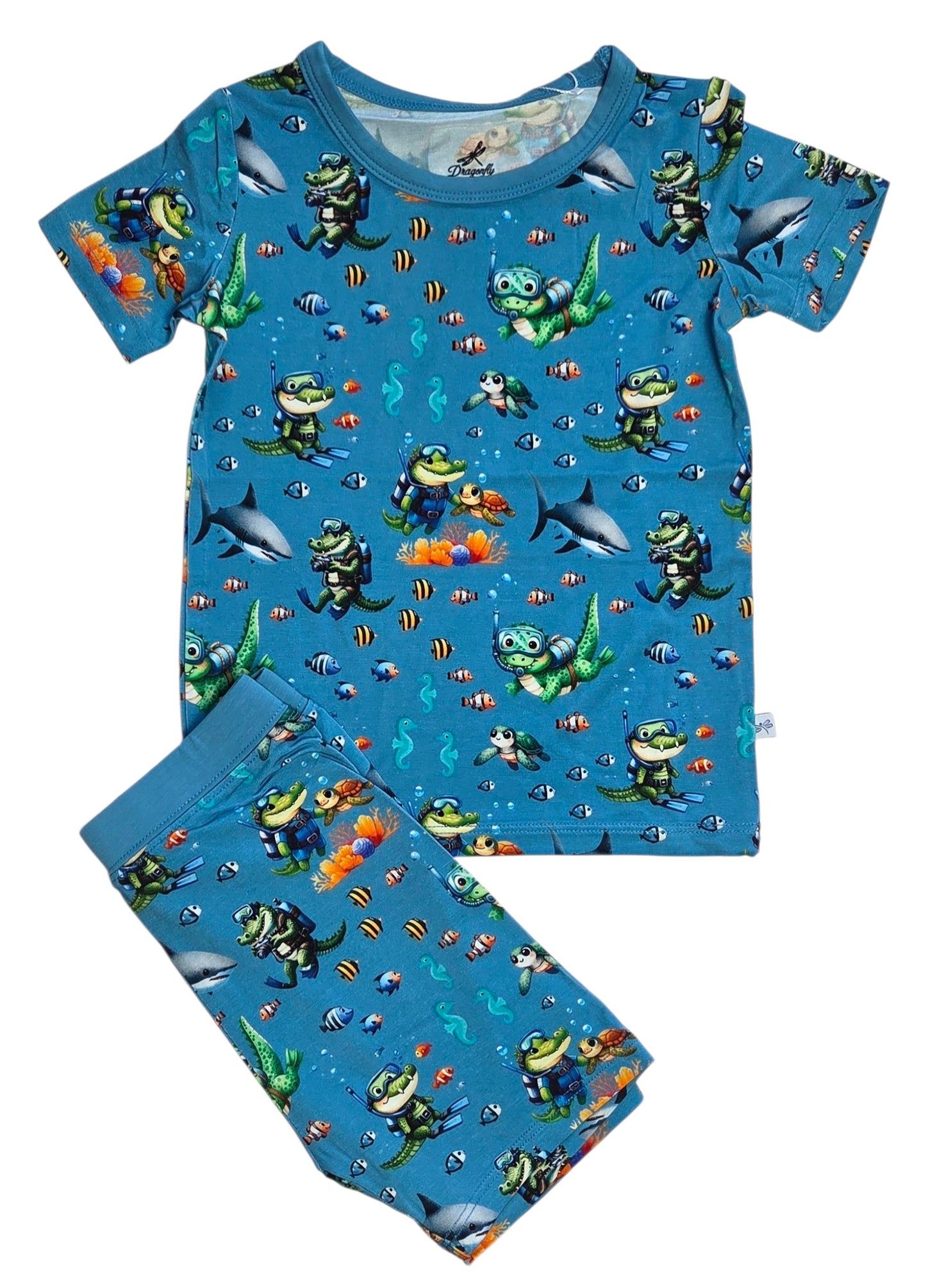 Gators At Sea 2 Piece Pajama Set