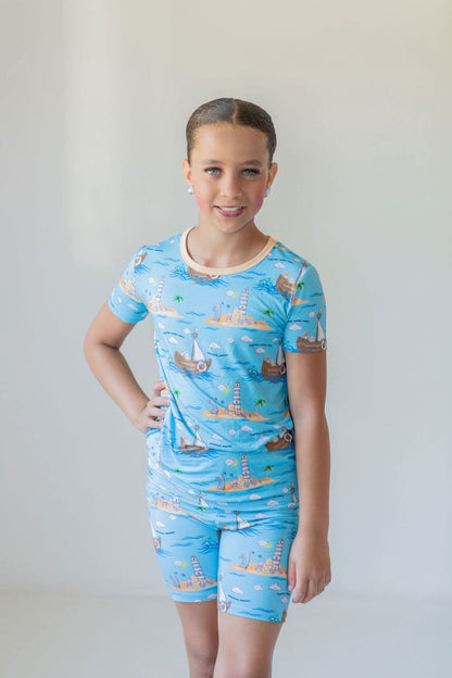 Sailing Together 2 Piece Pajama Set