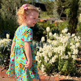 Buzzing Blooms Twirl Dress & Shorts Set