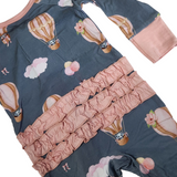 Trunks In The Clouds (Pink) Convertible Zip-Up