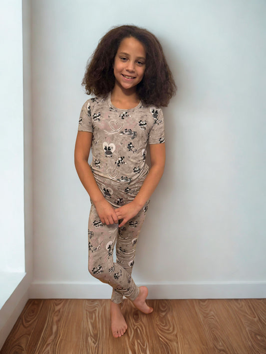 Love On The Go 2 Piece Pajama Set