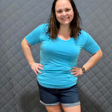 Women's Azure Blue Shirt