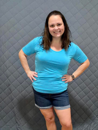 Women's Azure Blue Shirt