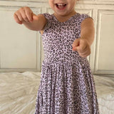 Prowl in Pink Twirl Dress with Pockets & Shorts Set