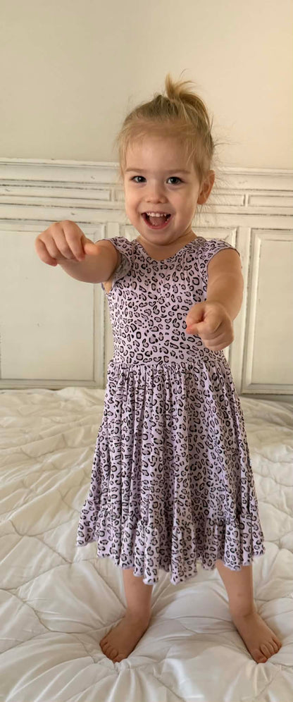 Prowl in Pink Twirl Dress with Pockets & Shorts Set