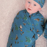 We Flock Together Swaddle and Hat Set