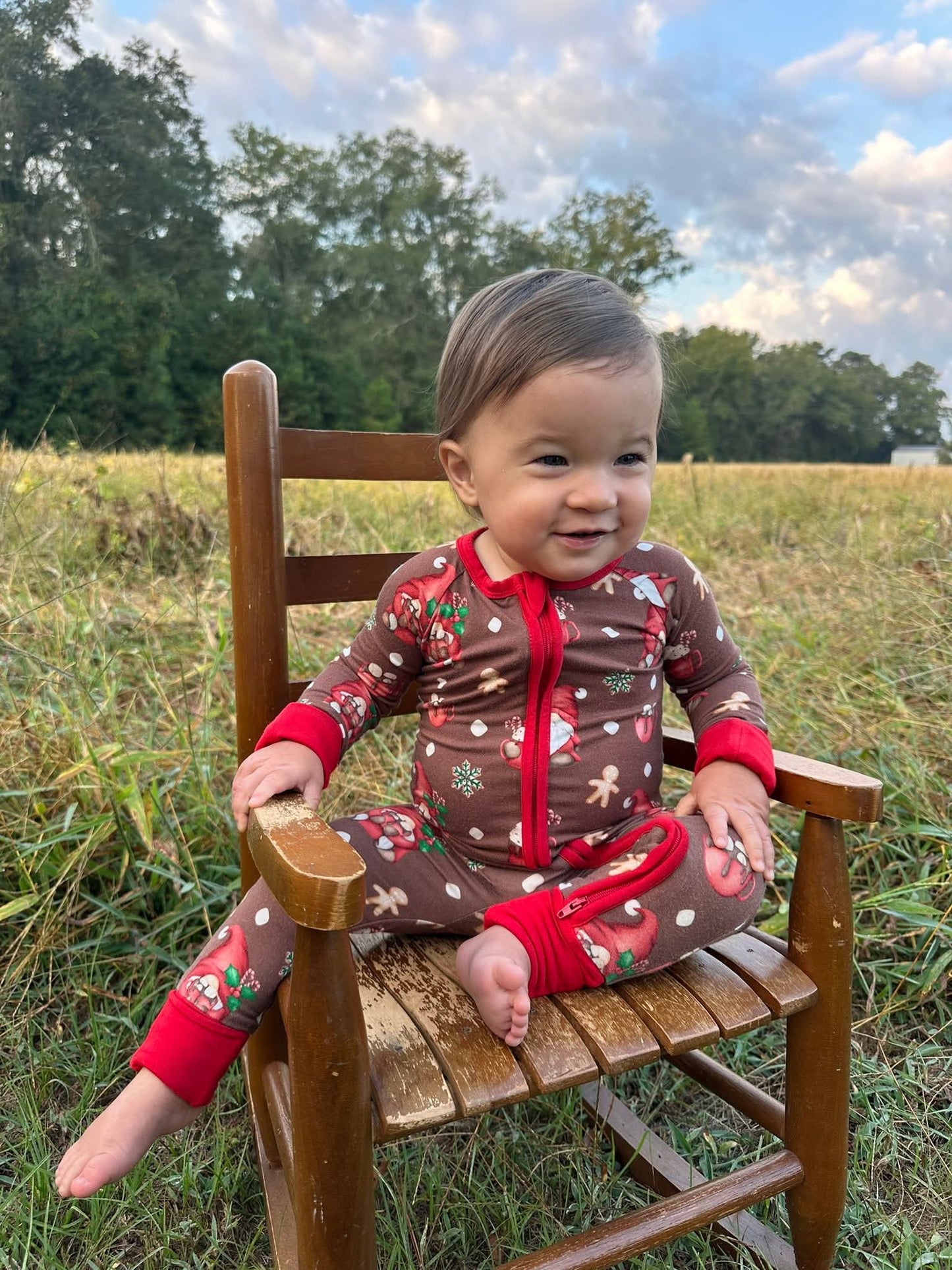 I'll Be Gnome For Christmas Convertible Zip-Up