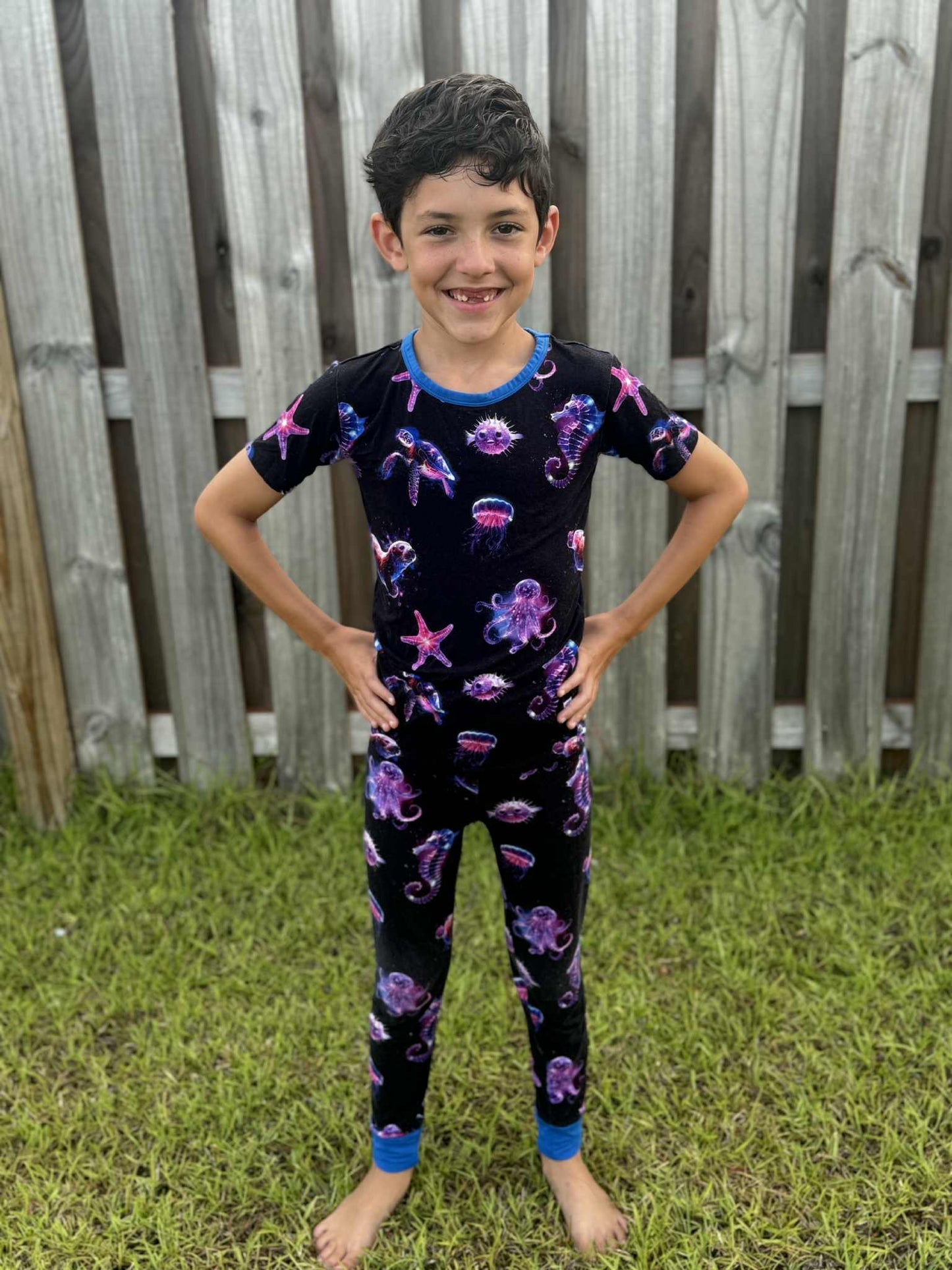Deep Sea Glow 2 Piece Pajama Set