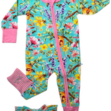 Buzzing Blooms Convertible Zip-Up
