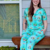 Succulent Cascade Women's Pajamas