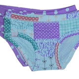 Girl's Brief 2-Pack (Darling Patchwork & Lavender Charm)