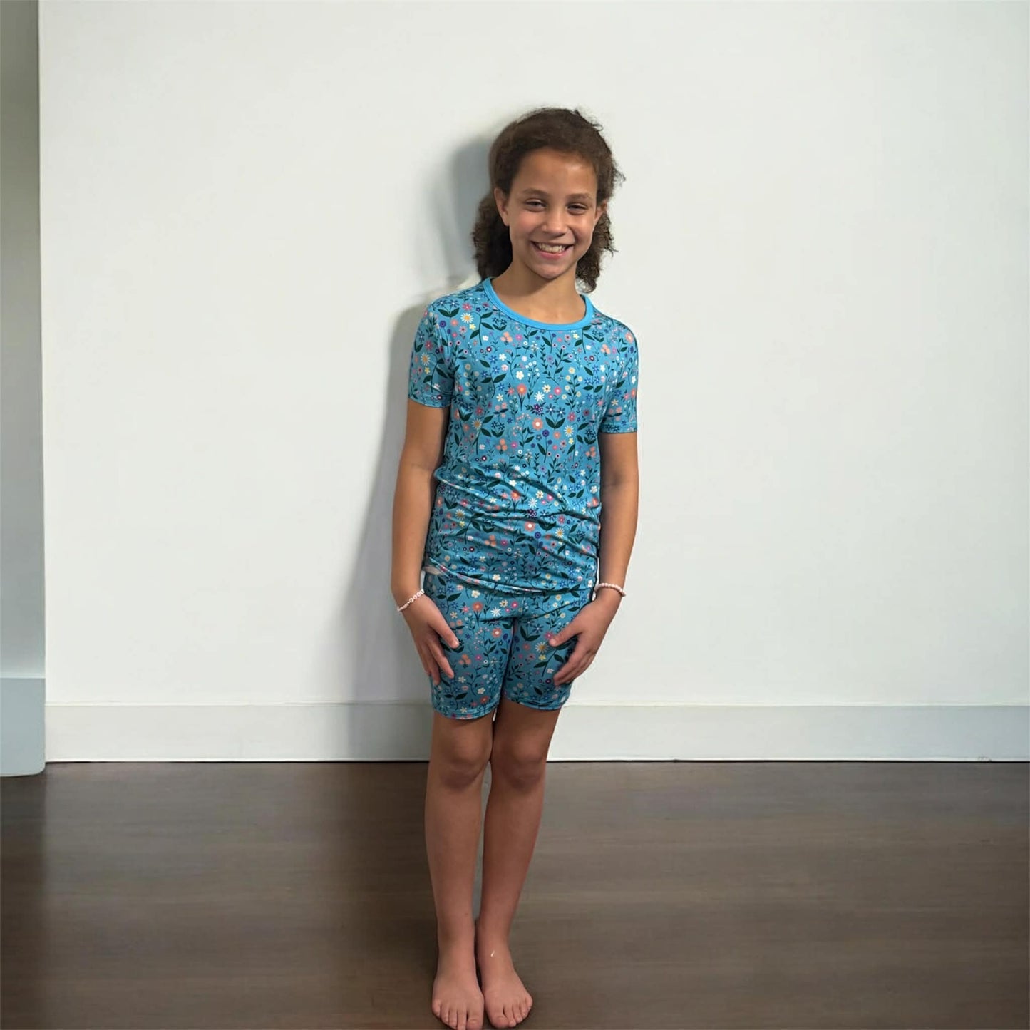 Wildflower Dreams 2 Piece Short Sleeve and Shorts Pajama Set